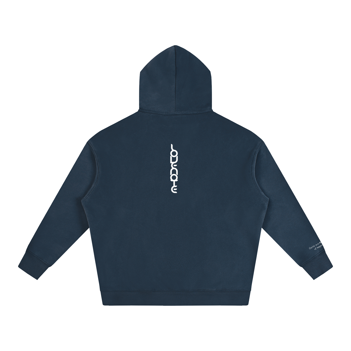 Smaller Notes - You're my daily dose of happiness -  Oversize Fleeced Hoodie HT