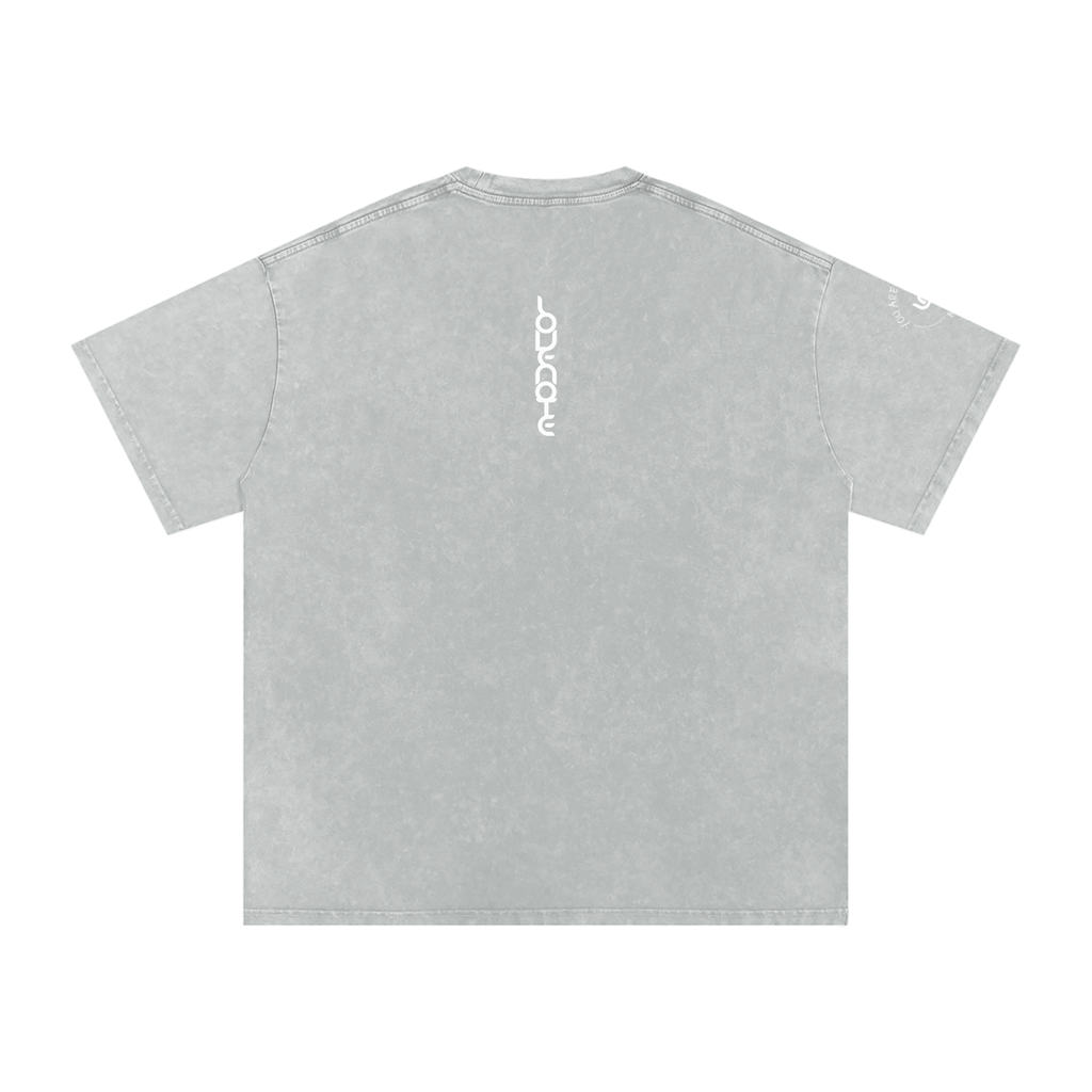 You are one in a million - Snow Washed Oversized Cotton T-Shirt