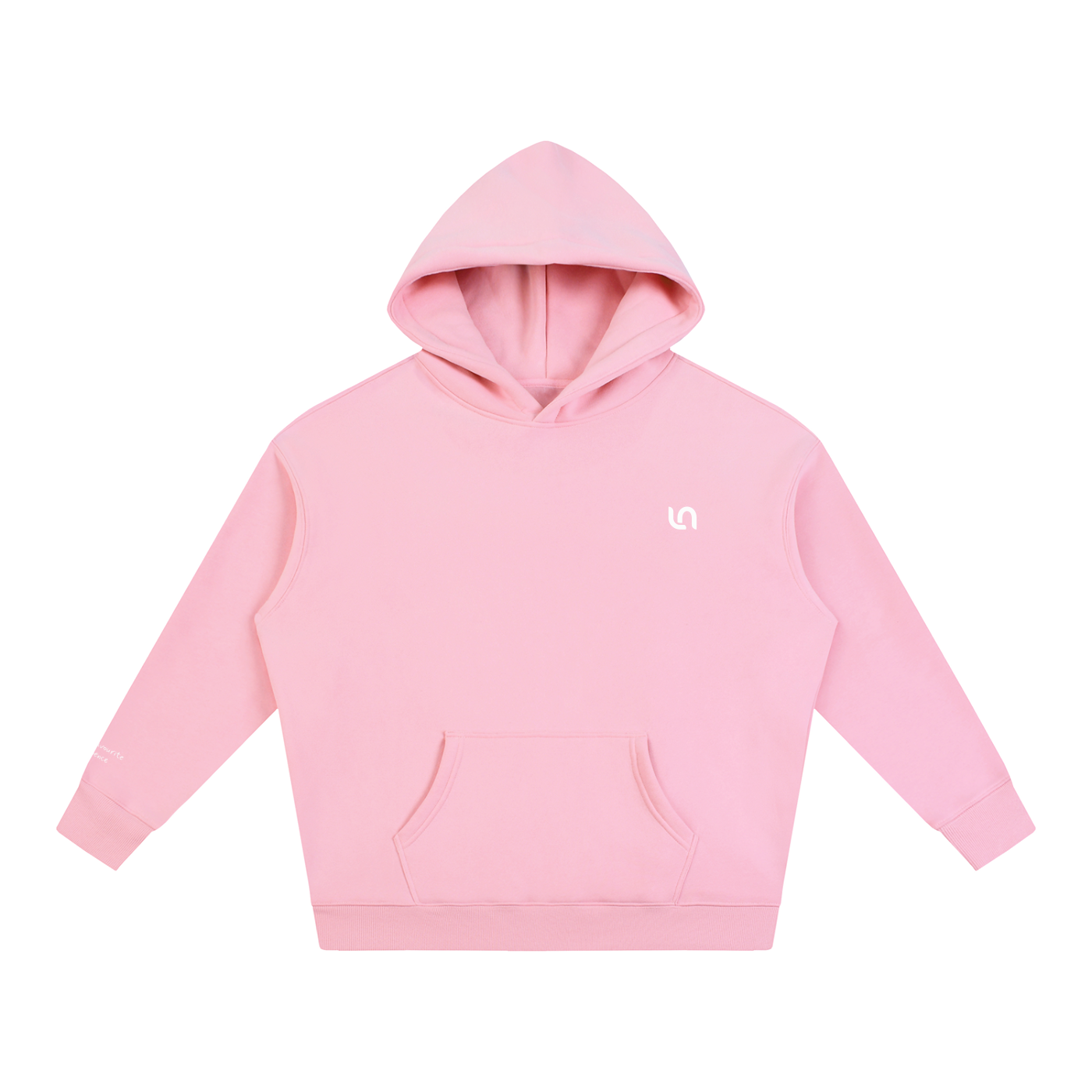 Smaller Notes - You're my favourite bad influence -  Oversize Fleeced Hoodie HT