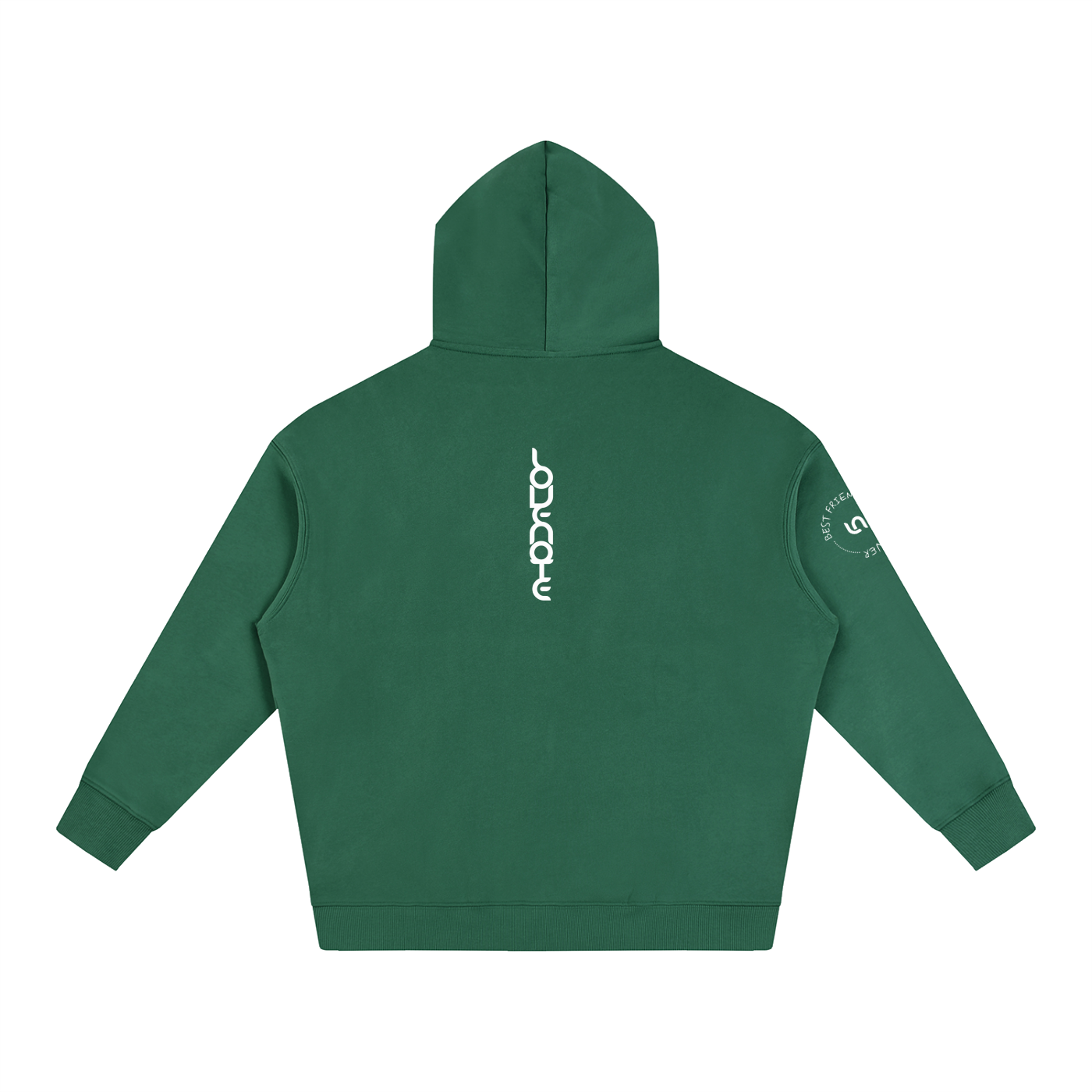 Best friend vibes forever Oversize Fleeced Hoodie