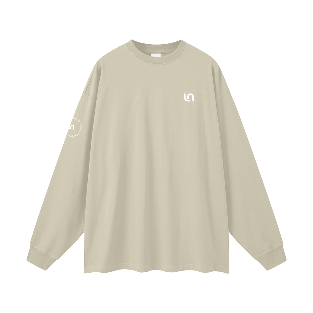 Best friend vibes forever Oversized Unisex Long Sleeve T-Shirt