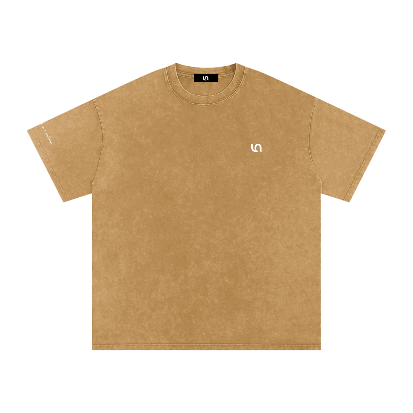 Smaller Notes - You are one in a million - Snow Washed Oversized Cotton T-Shirt