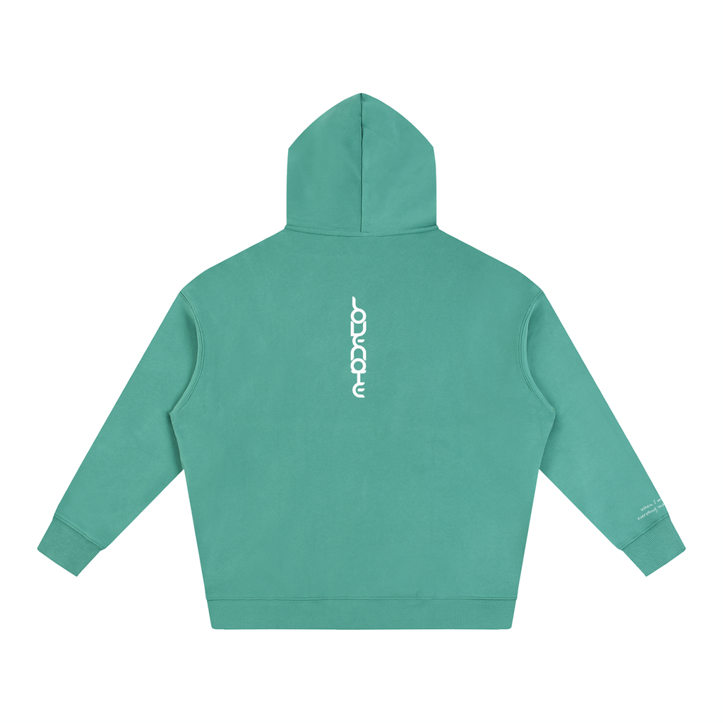 Smaller Notes - When I met you, everything made sense -  Oversize Fleeced Hoodie HT