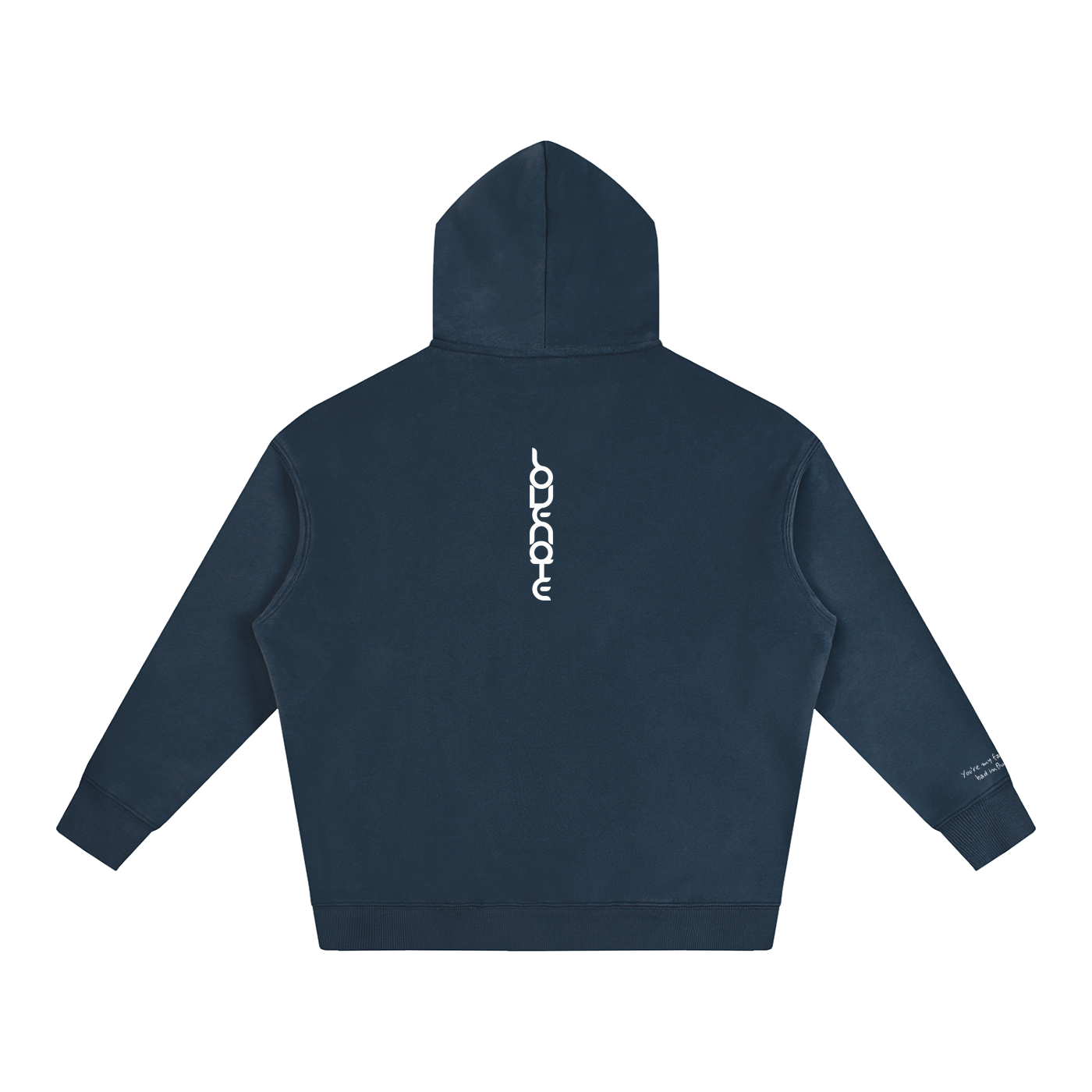 Smaller Notes - You're my favourite bad influence -  Oversize Fleeced Hoodie HT