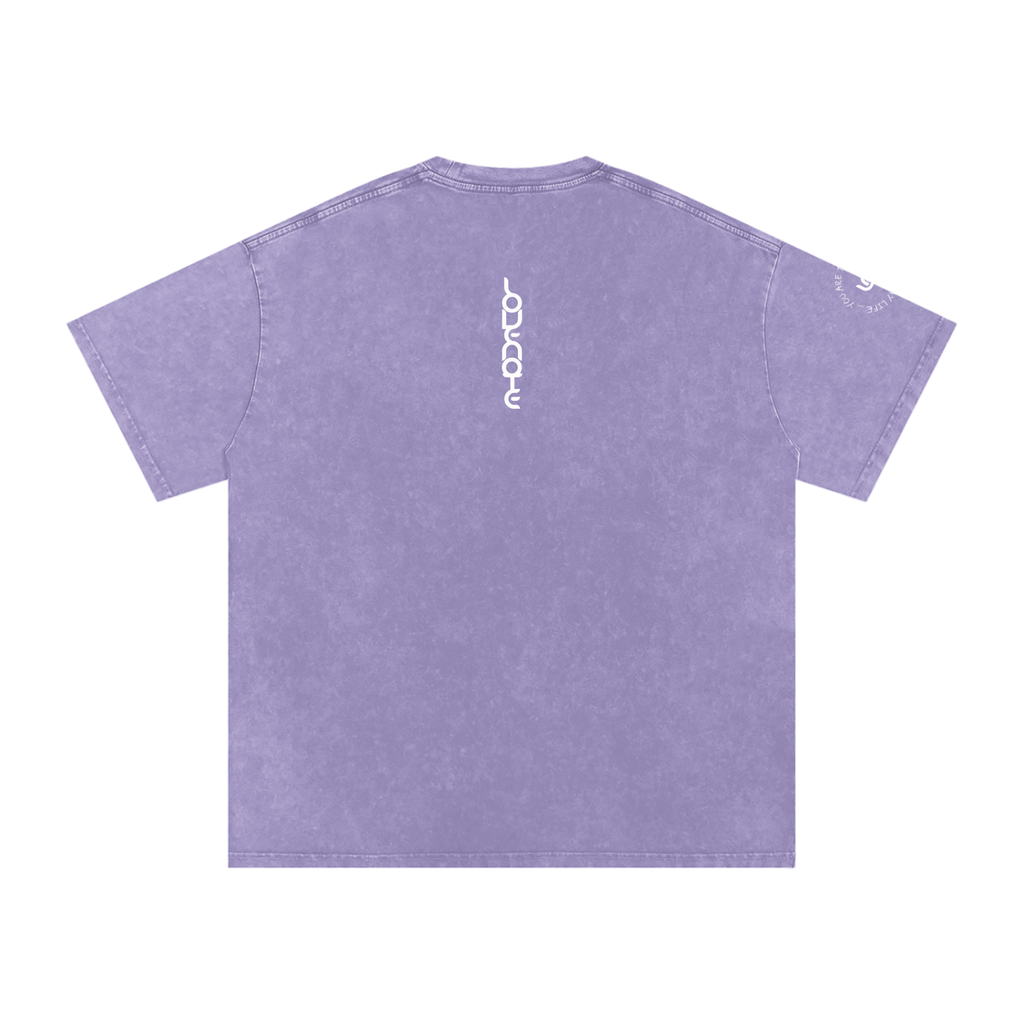 You are the highlight of my life - Snow Washed Oversized Cotton T-Shirt