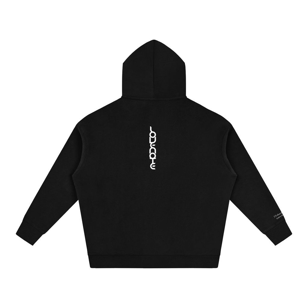 Smaller Notes - I'd choose you every time -  Oversize Fleeced Hoodie HT