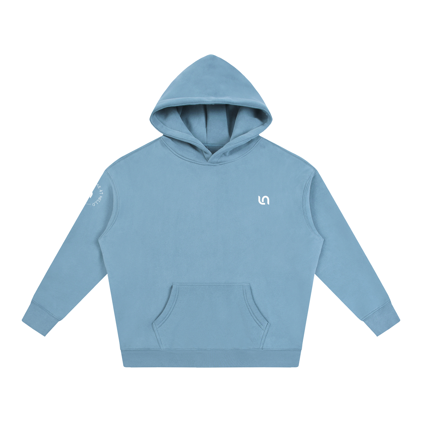 You had me at hello Oversize Fleeced Hoodie