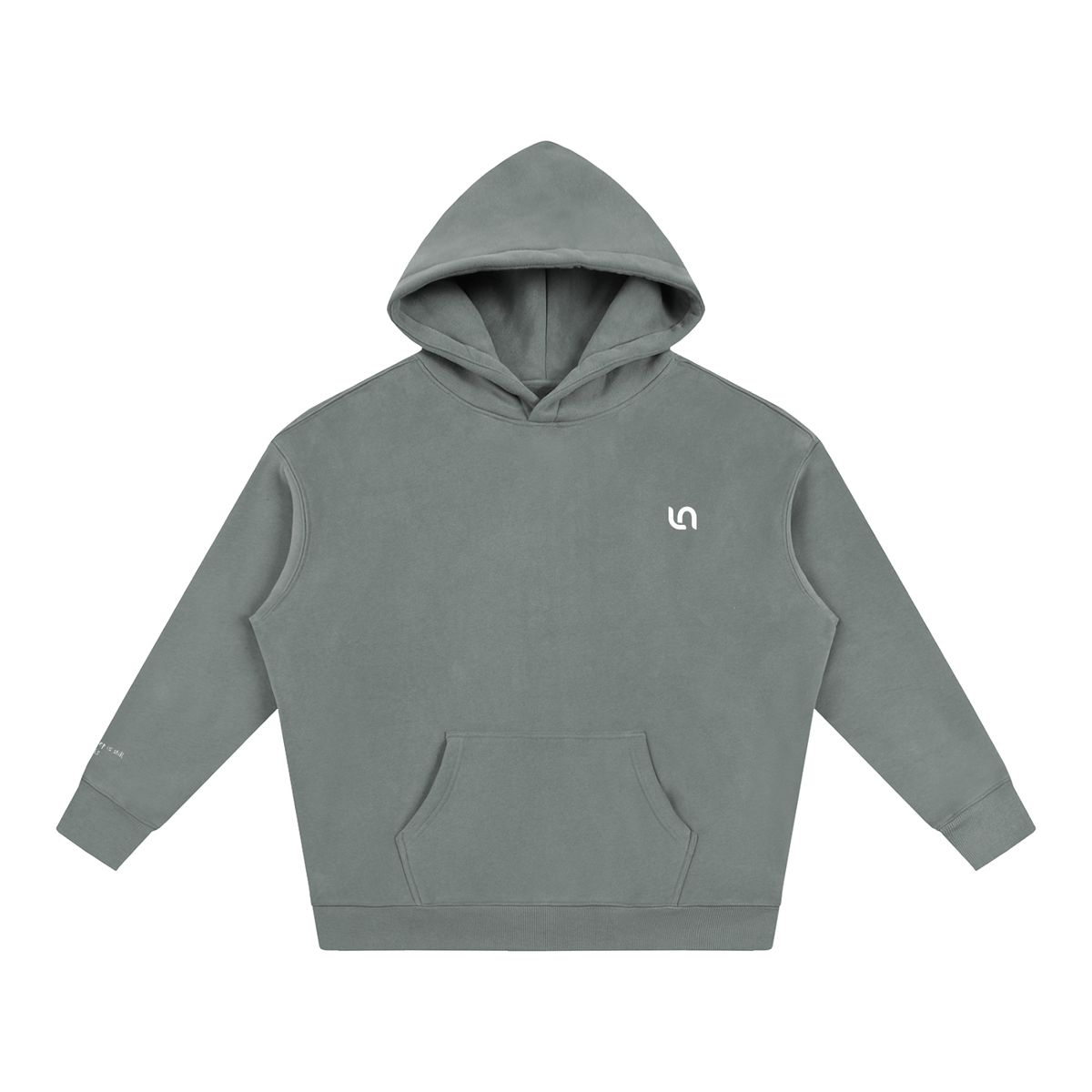 Smaller Notes - One small step is still progress -  Oversize Fleeced Hoodie HT