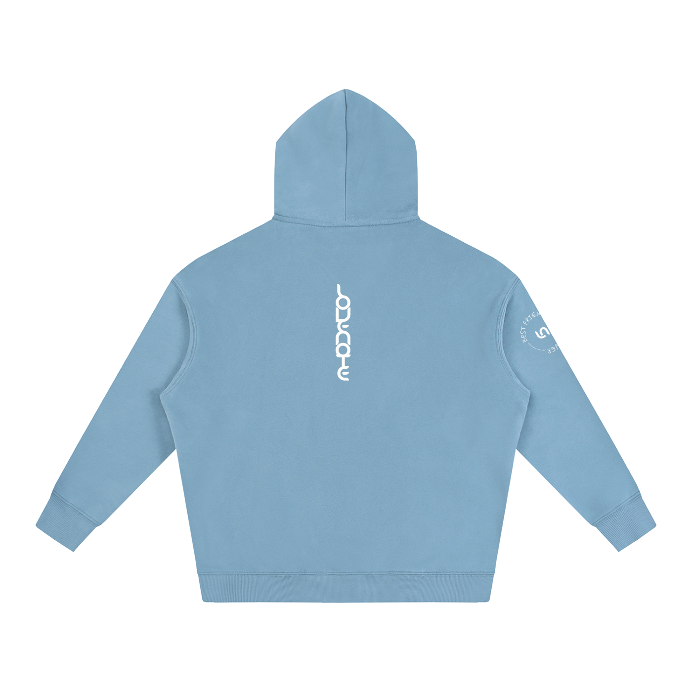 Best friend vibes forever Oversize Fleeced Hoodie