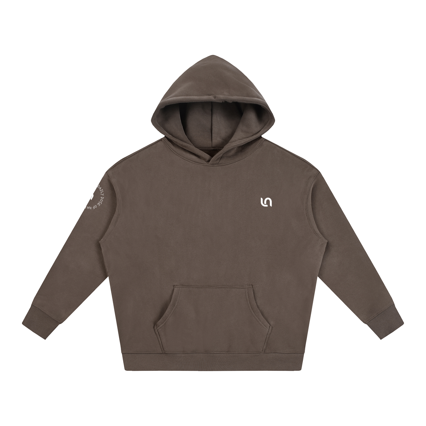You're my daily dose of happiness Oversize Fleeced Hoodie