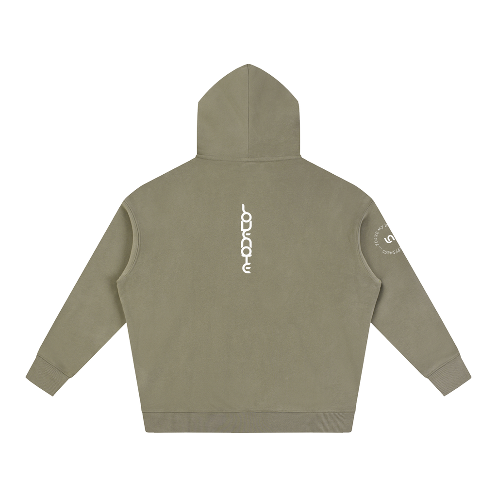 You're my daily dose of happiness Oversize Fleeced Hoodie