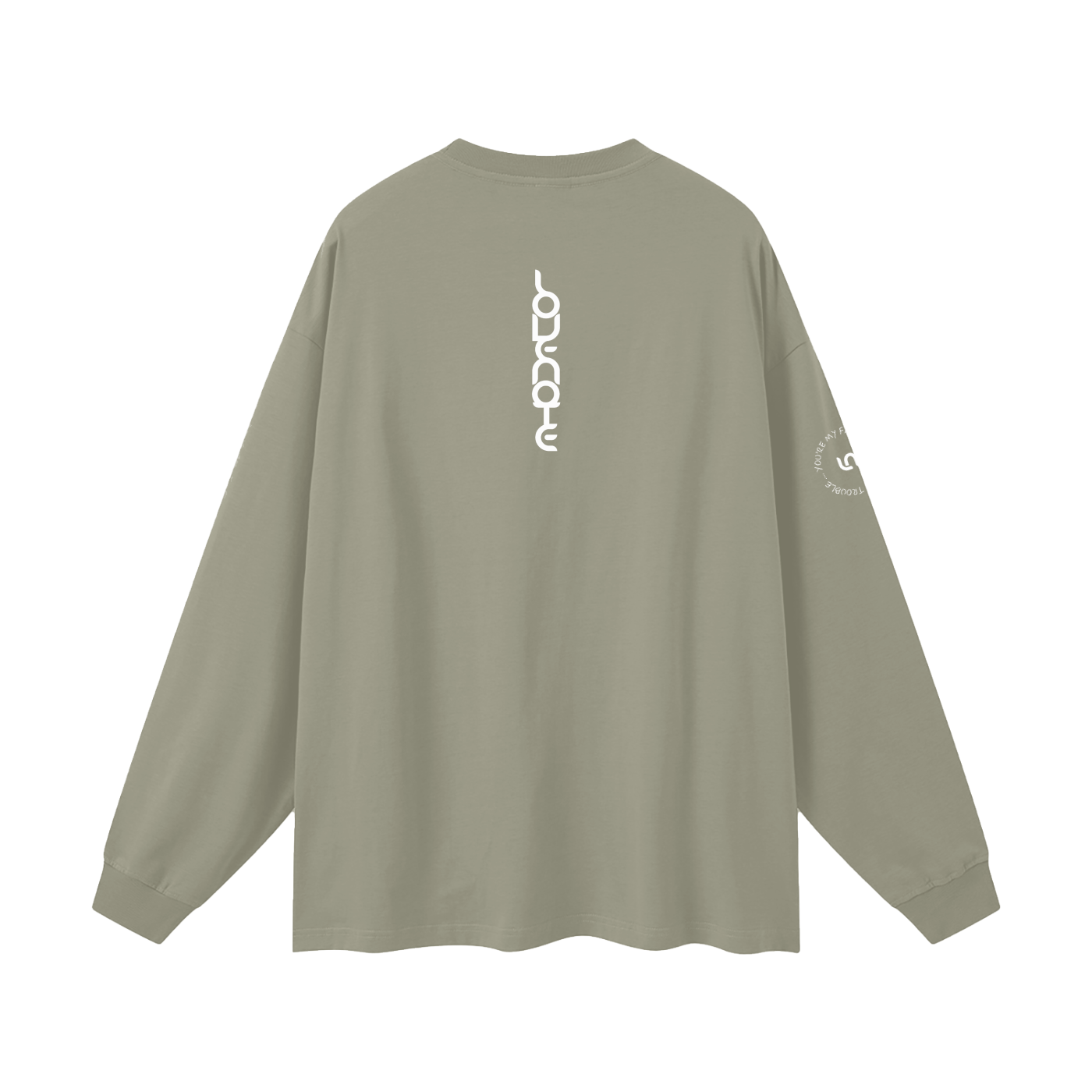You're my favourite kind of trouble Oversized Unisex Long Sleeve T-Shirt