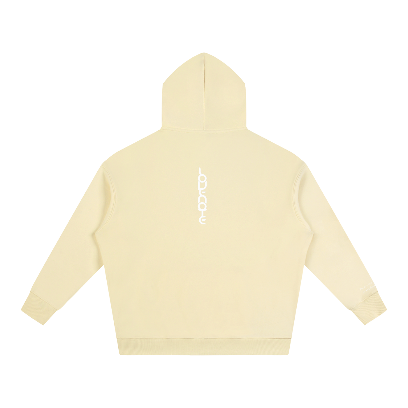 Smaller Notes - You are the sunshine in my cloudy days  -  Oversize Fleeced Hoodie HT