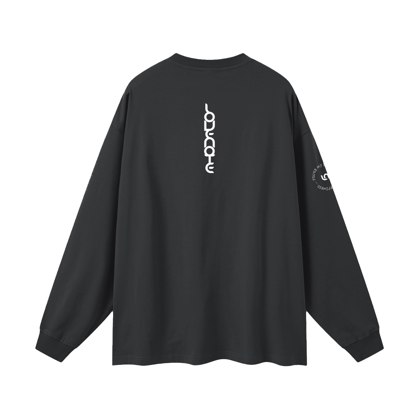 You're my daily dose of happiness Oversized Unisex Long Sleeve T-Shirt
