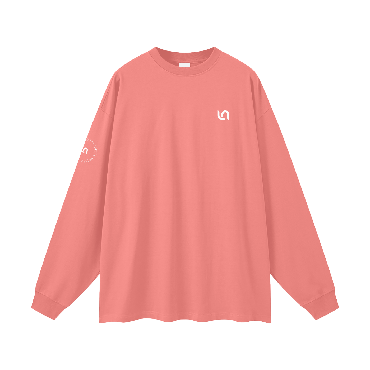 You're my favourite notification Oversized Unisex Long Sleeve T-Shirt