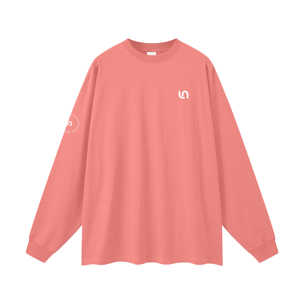 You're my favourite bad influence Oversized Unisex Long Sleeve T-Shirt