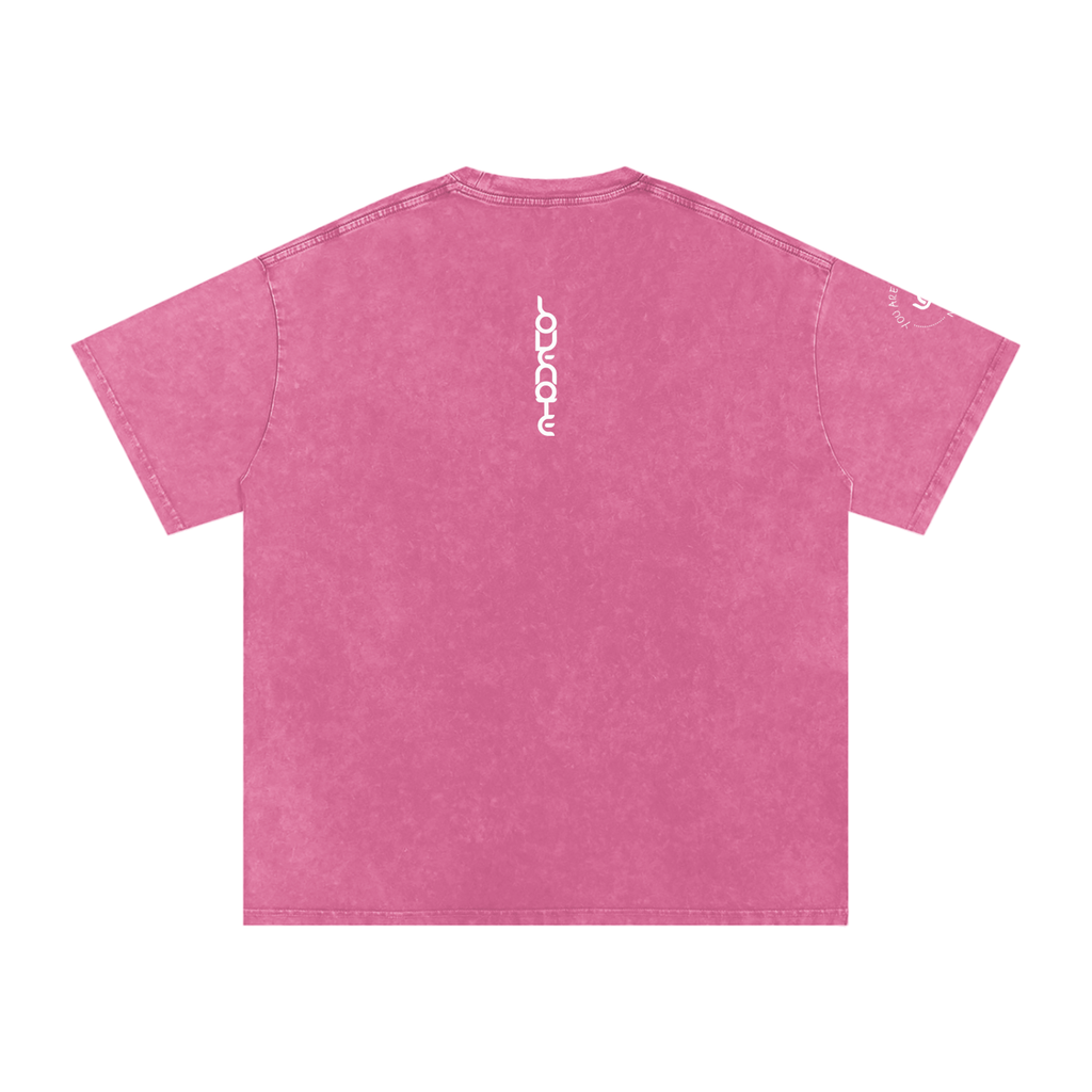 You are one in a million - Snow Washed Oversized Cotton T-Shirt