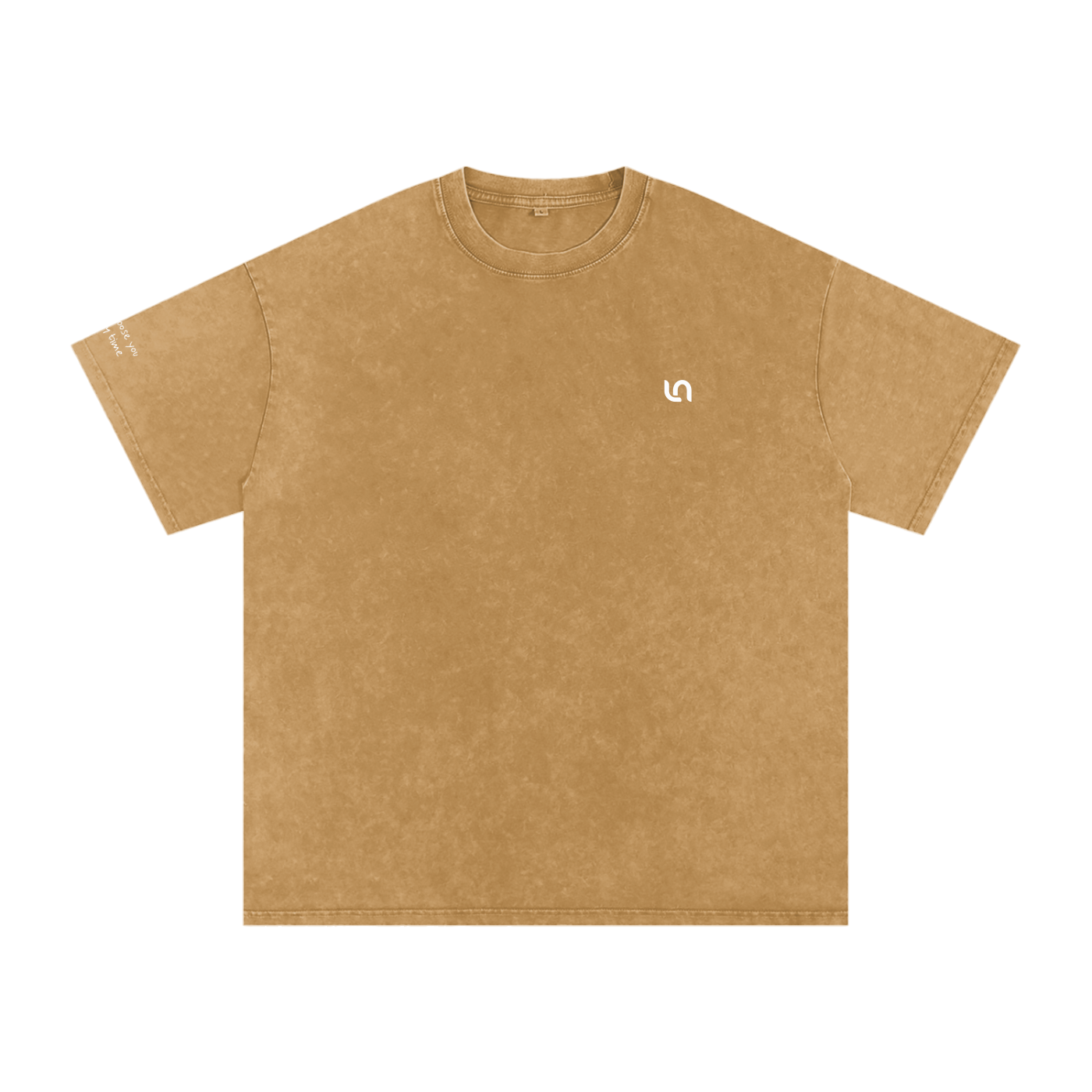Smaller Notes - I'd choose you every time - Snow Washed Oversized Cotton T-Shirt