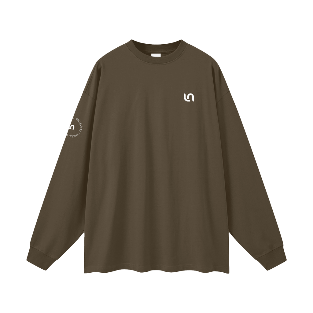 Proud of you every single day Oversized Unisex Long Sleeve T-Shirt
