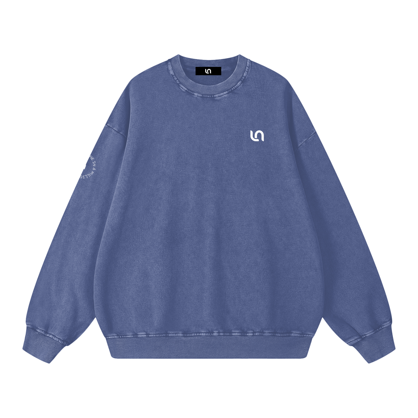 You are one in a million - snow washed Oversized Sweatshirt