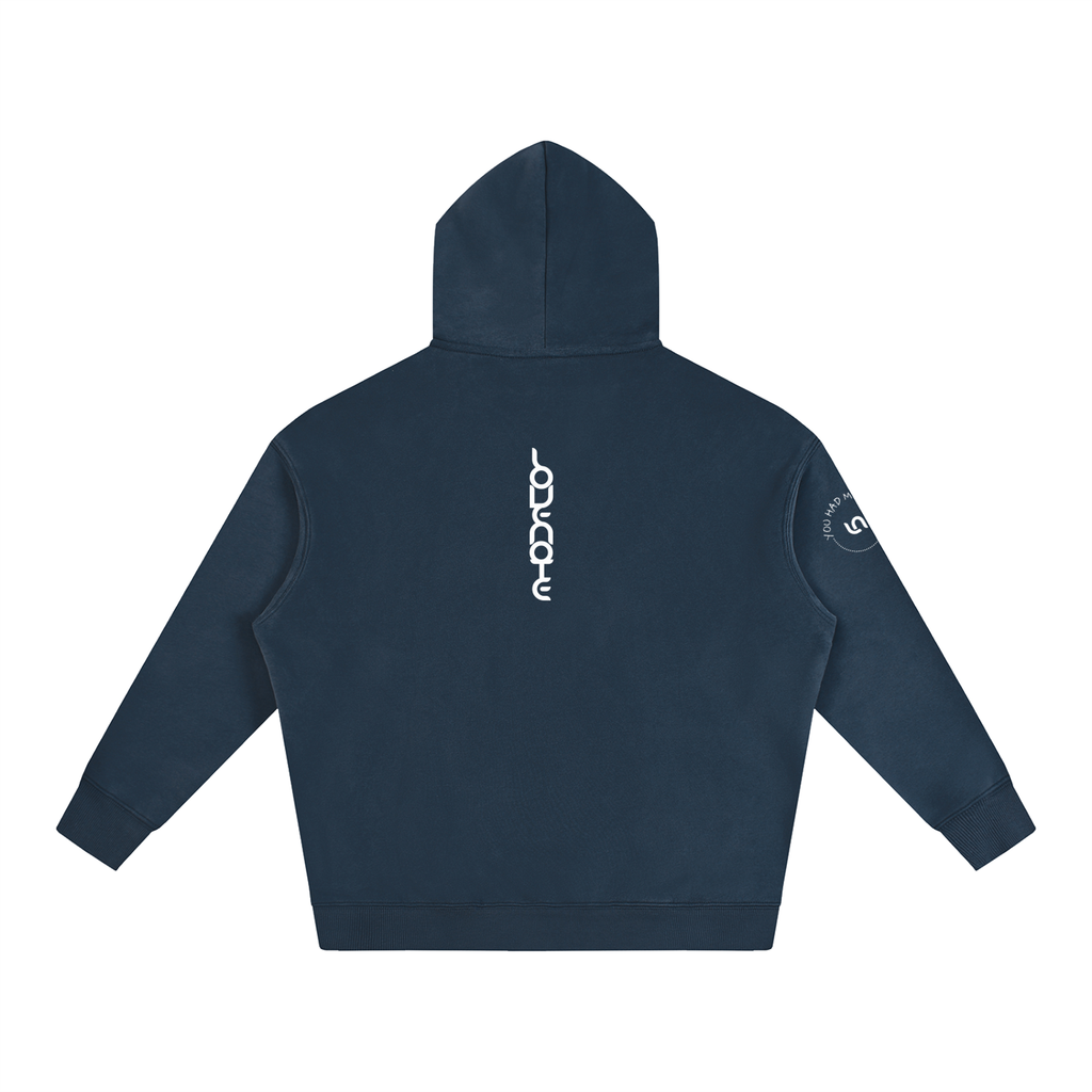 You had me at hello Oversize Fleeced Hoodie