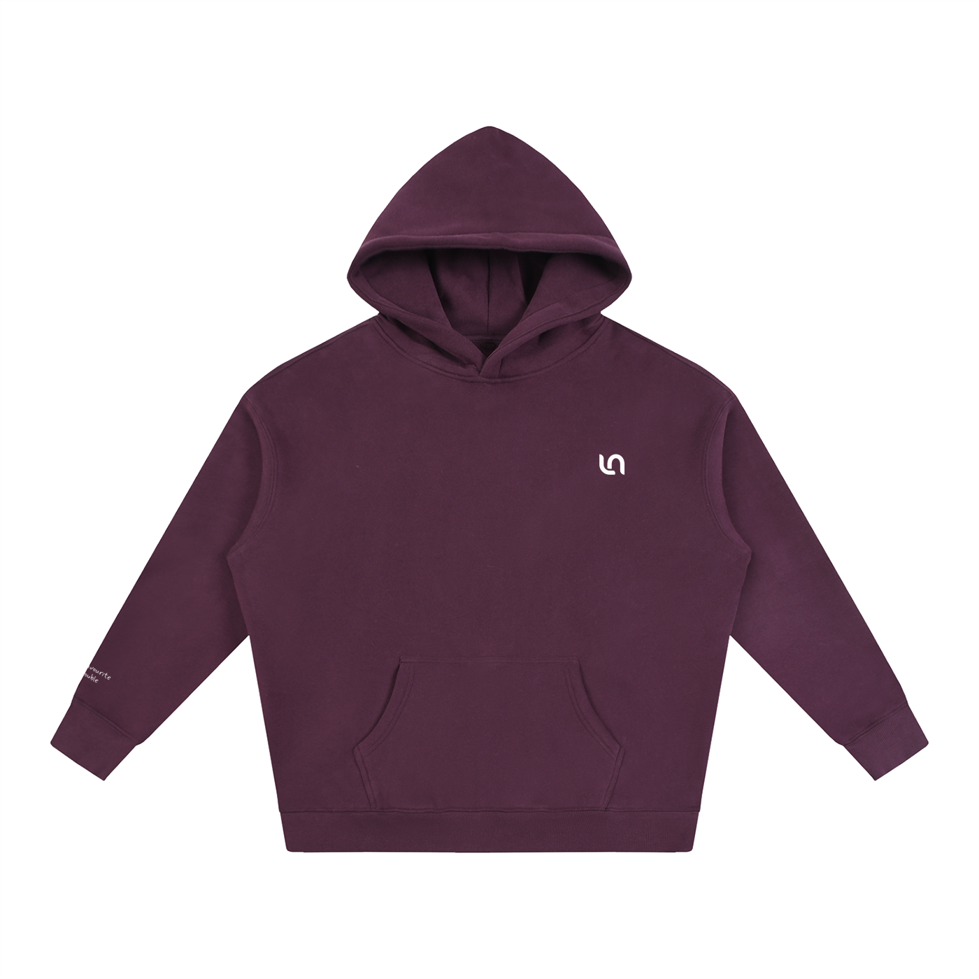 Smaller Notes - You're my favourite kind of trouble -  Oversize Fleeced Hoodie HT