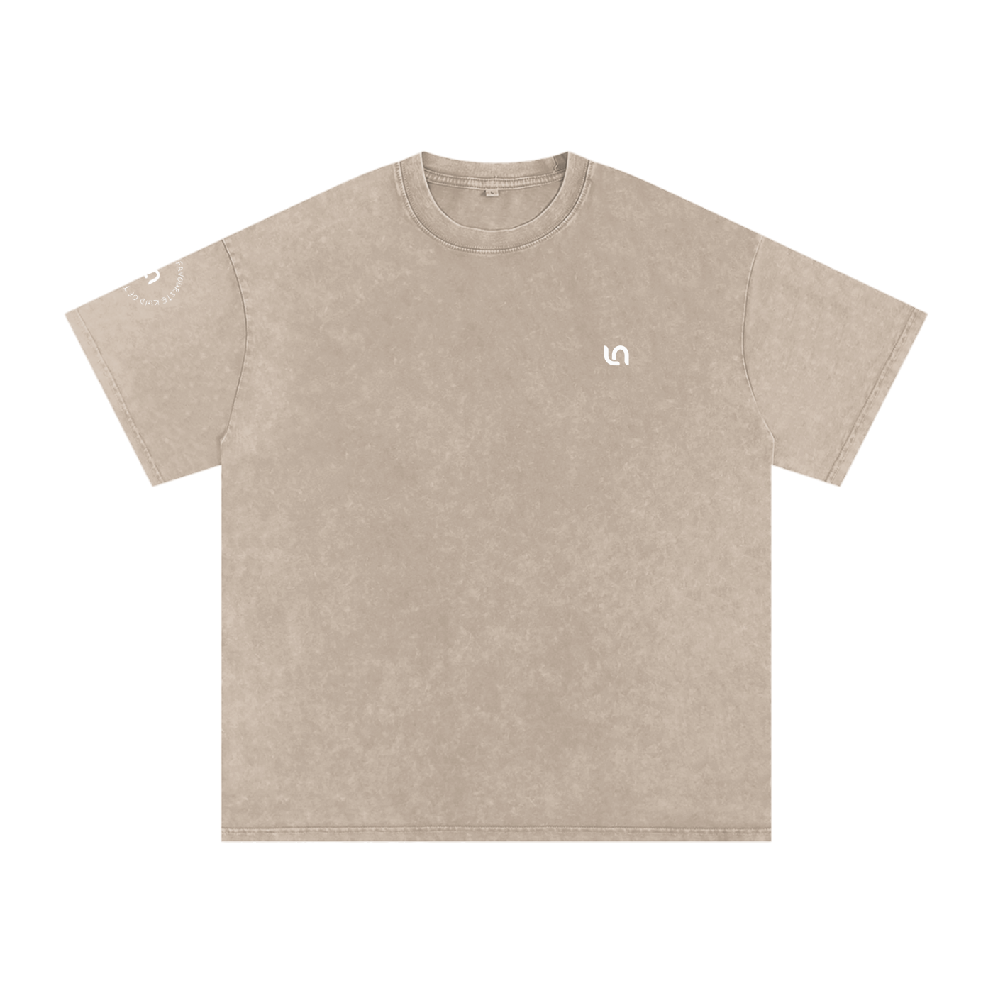 You're my favourite kind of trouble - Snow Washed Oversized Cotton T-Shirt