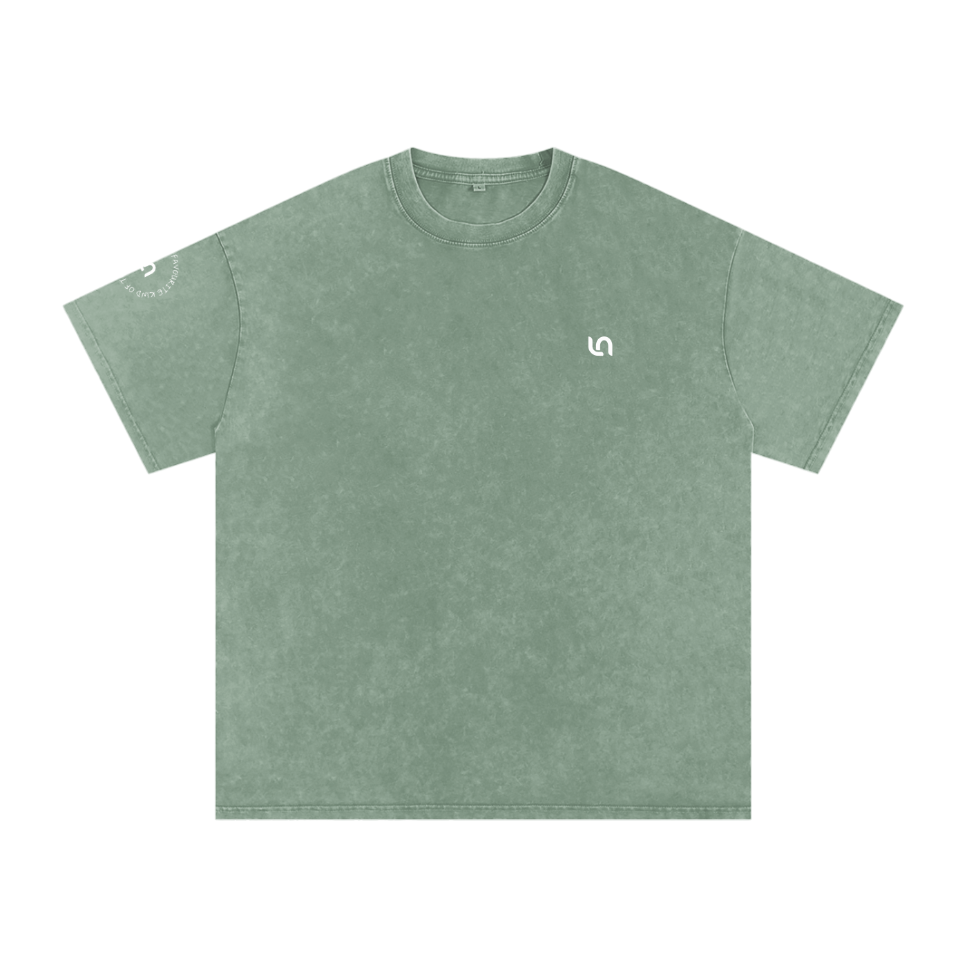 You're my favourite kind of trouble - Snow Washed Oversized Cotton T-Shirt