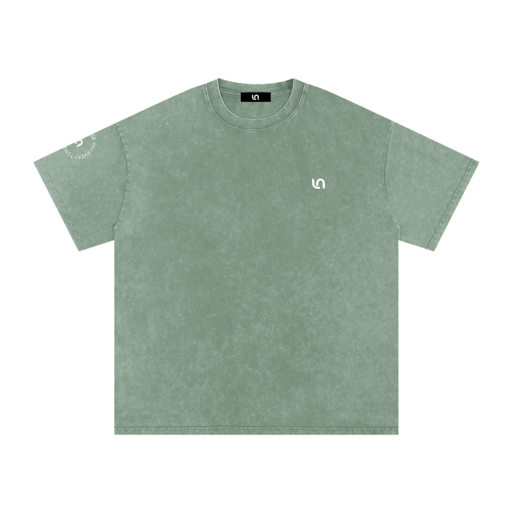 I'd choose you every time - Snow Washed Oversized Cotton T-Shirt